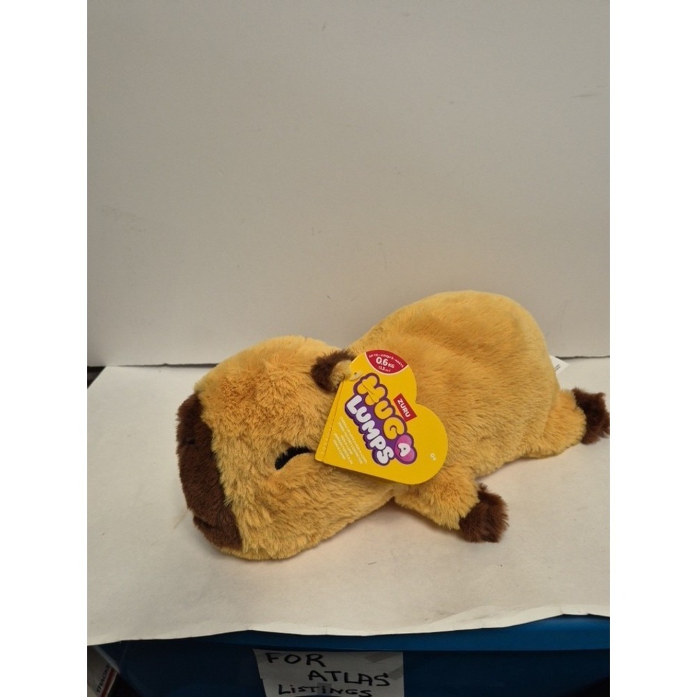 ZURU Hug-A-Lumps Capybara Connie Weighted Plush 1.65lb Soft Calming Toy NWT